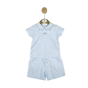 Light Blue Baby Outfit Set