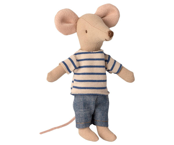 Big Brother Mouse in Matchbox in Blue & White Shirt