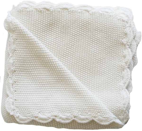 Knit Mini Moss Stitch Blanket
