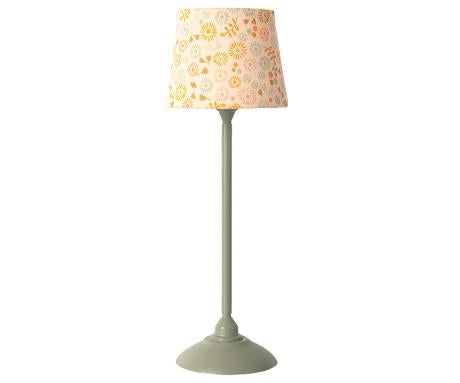 Mint Miniature Dollhouse Floor Lamp