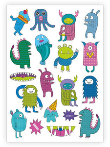 Trendy Monsters Temporary Tattoo - Little Owly