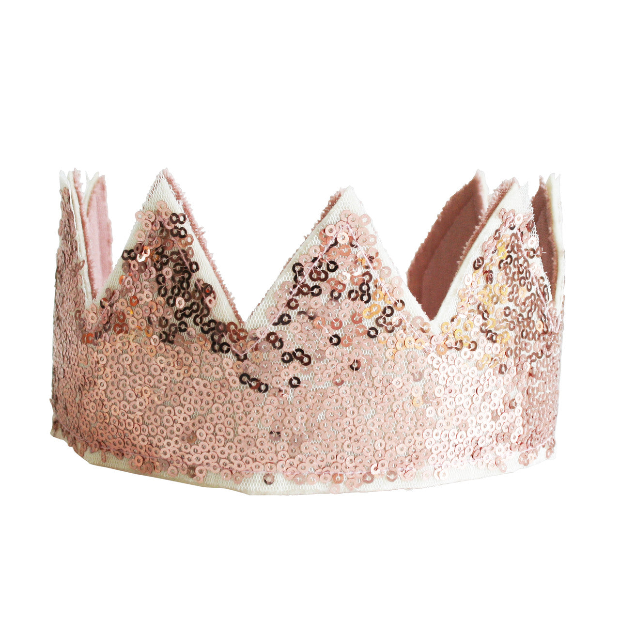 Rose Gold Sequin Sparkle Crown