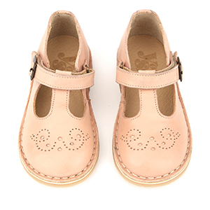 Penny Child Leather T-Bar Shoes - Little Owly
