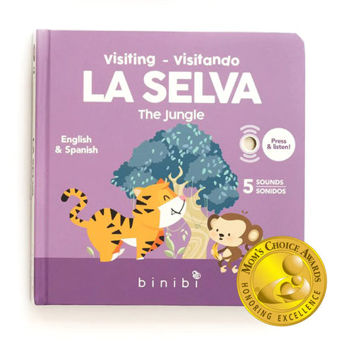 Visiting- Visitando La Selva Bilingual Board Book