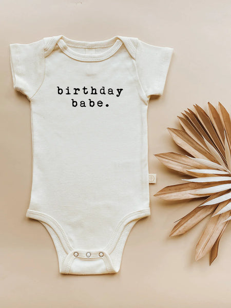 Birthday Babe Organic Onesie