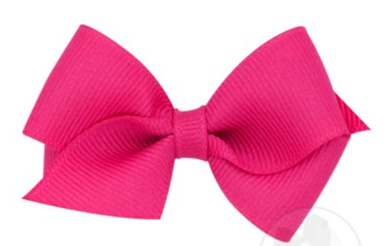 Wee Grosgrain Hair Bow - Little Owly