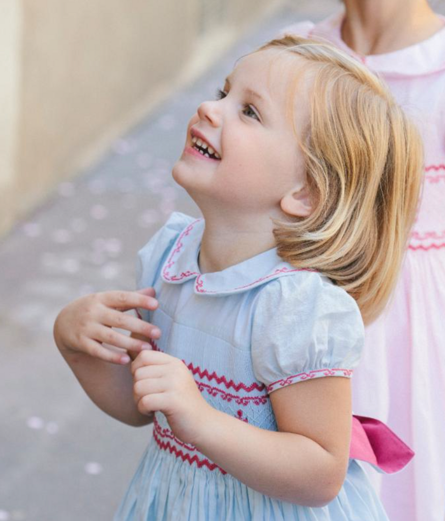 princess charlotte blue dress Princess Charlotte Sky Blue Dress Little Owly