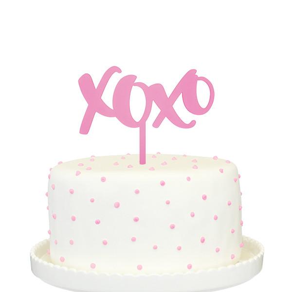 Mini Happy Birthday Acrylic Cake Topper – XOXO Design