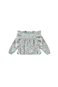 Celia French Flowers Blouse