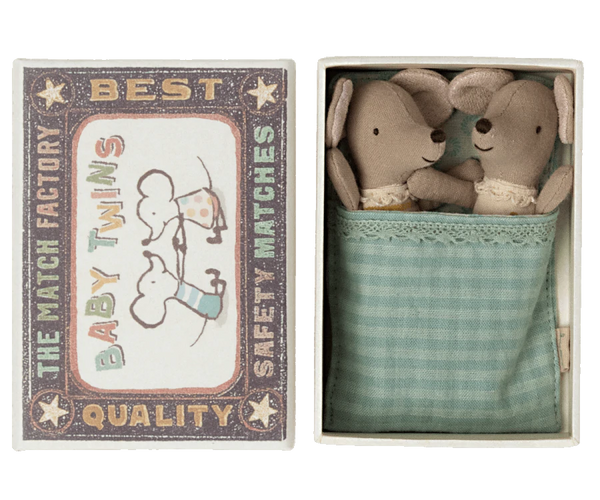 Baby Twin Mice in Box