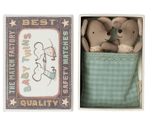 Baby Twin Mice in Box