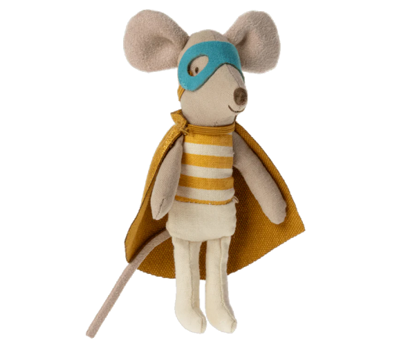 Superhero Little Brother Mouse in Box