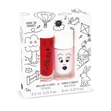 Kids Cottage – Lip Gloss & Nail Polish Gift Set - Little Owly
